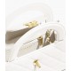 CHANEL MINI SHOPPING BAG Shiny Crumpled Calfskin & Gold-Tone Metal White