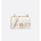 DIOR Small Dior Jolie Top Handle Bag Latte Cannage Calfskin