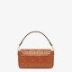 FENDI Baguette Brown nappa leather bag