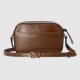 GUCCI HORSEBIT 1955 SMALL SHOULDER BAG Brown leather