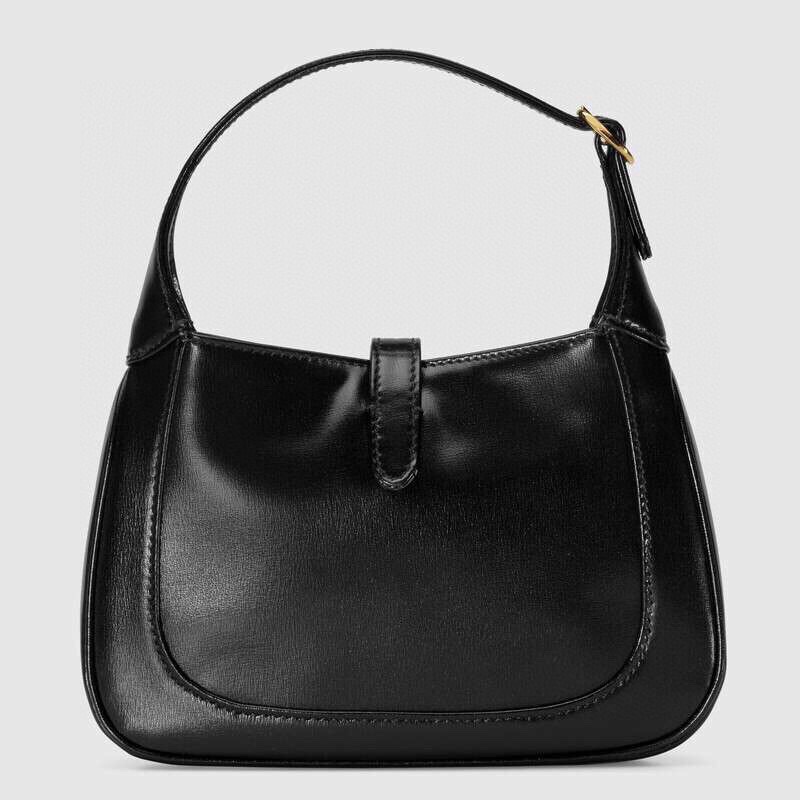 GUCCI JACKIE 1961 MINI SHOULDER BAG Black leather