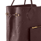 LOUIS VUITTON Neverfull MM Wine Monogram Empreinte Leather Handbags Shoulder and Cross Body Bags