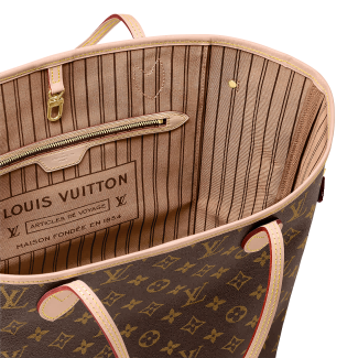LOUIS VUITTON Neverfull MM  Beige Monogram  Handbags Shoulder and Cross Body Bags
