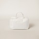 MIUMIU Leather top-handle bag White