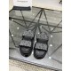 G Plage sandals with 2 in webbing-black