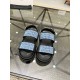 G Plage sandals with strap  in webbing-blue