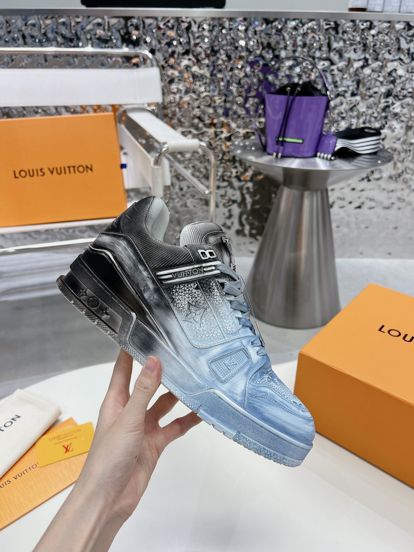 Louis Vuitton TRAINER sneakers-blue